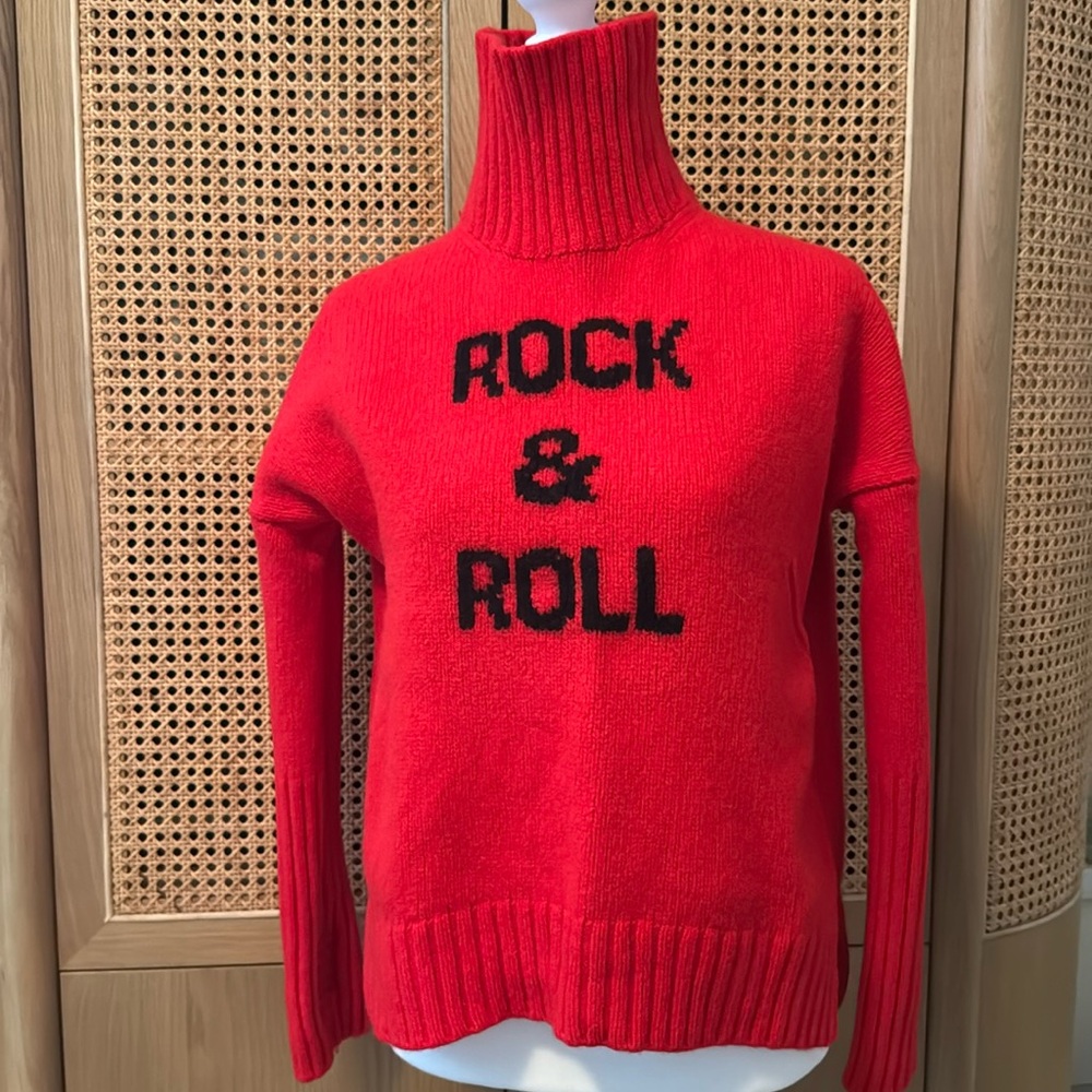Zadig & Voltaire Alma Rock & Roll Merino Wool Sweater - Used - Small
